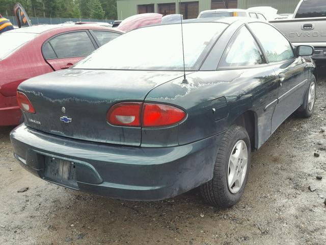 1G1JC124827171079 - 2002 CHEVROLET CAVALIER GREEN photo 4