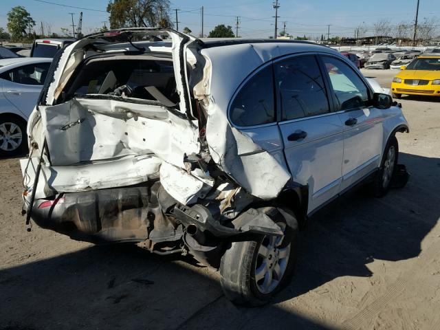 JHLRE38557C005040 - 2007 HONDA CR-V EX WHITE photo 4