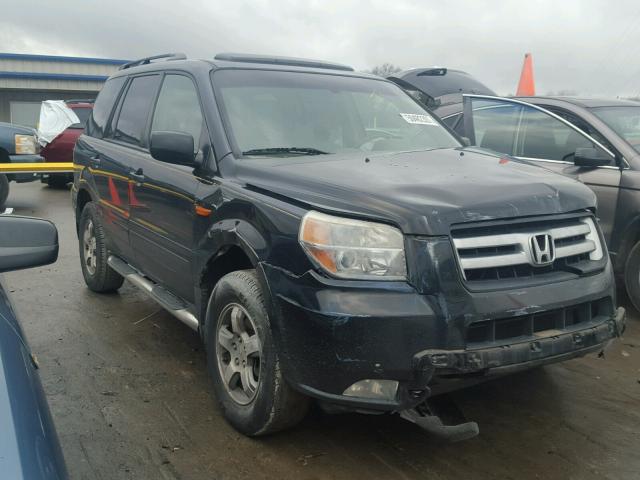 5FNYF28577B045073 - 2007 HONDA PILOT EXL BLACK photo 1