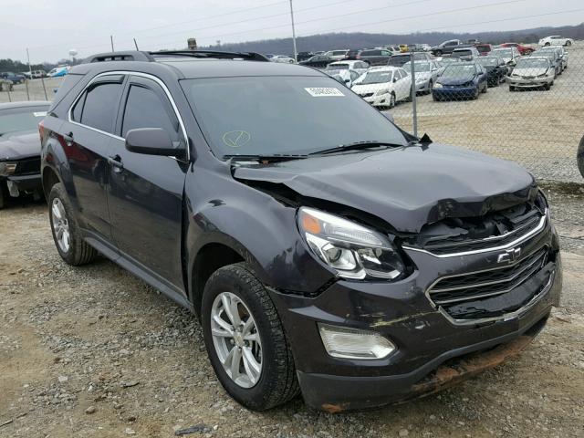 2GNALCEK1G6355050 - 2016 CHEVROLET EQUINOX LT GRAY photo 1