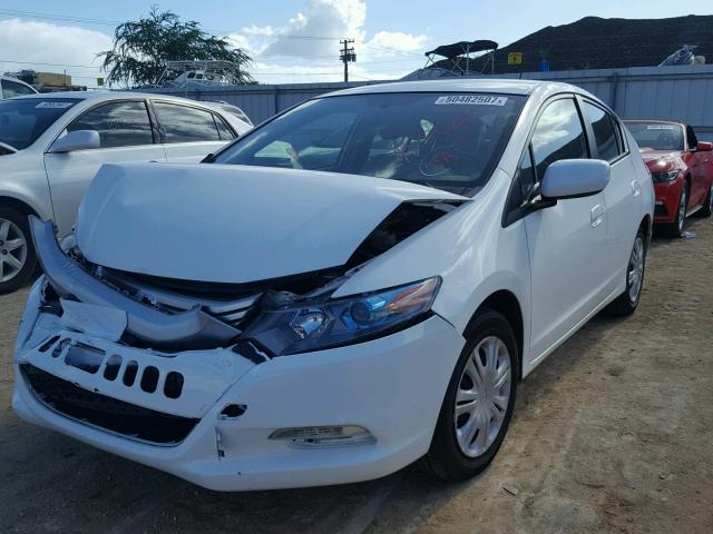 JHMZE2H34BS008529 - 2011 HONDA INSIGHT WHITE photo 2