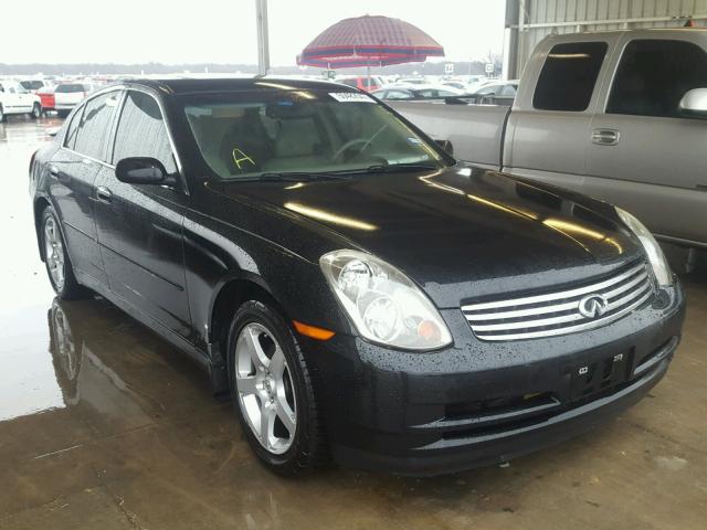 JNKCV51E84M111267 - 2004 INFINITI G35 BLACK photo 1