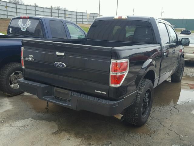 1FTFW1CF3BKD26560 - 2011 FORD F150 SUPER BLACK photo 4