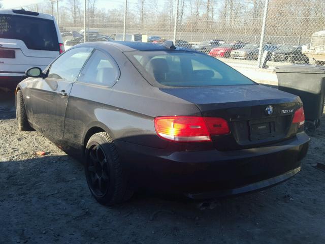 WBAWC335X7PC86158 - 2007 BMW 328 XI BLACK photo 3