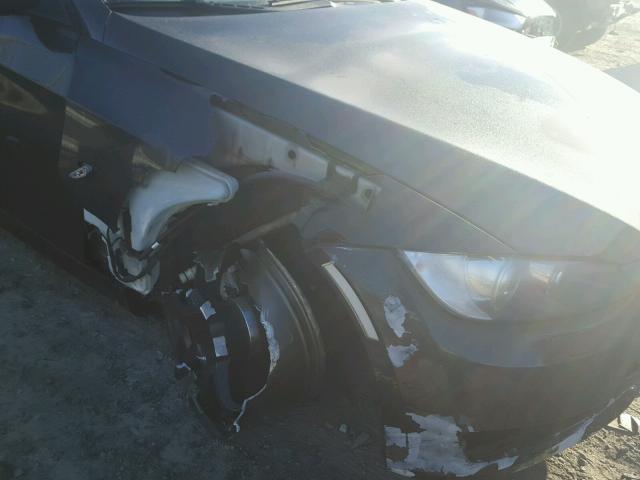 WBAWC335X7PC86158 - 2007 BMW 328 XI BLACK photo 9