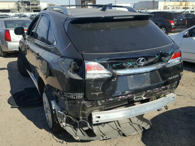 JTJZK1BAXF2420226 - 2015 LEXUS RX350 BLACK photo 3