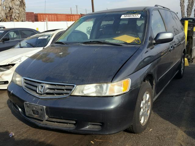 5FNRL18073B024455 - 2003 HONDA ODYSSEY EX CHARCOAL photo 2