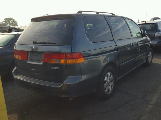 5FNRL18073B024455 - 2003 HONDA ODYSSEY EX CHARCOAL photo 4