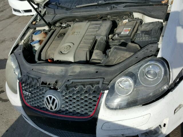 WVWFV71K47W119312 - 2007 VOLKSWAGEN NEW GTI FA WHITE photo 7