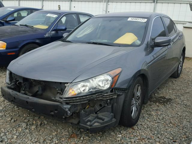 1HGCP2F62BA025044 - 2011 HONDA ACCORD SE GRAY photo 2