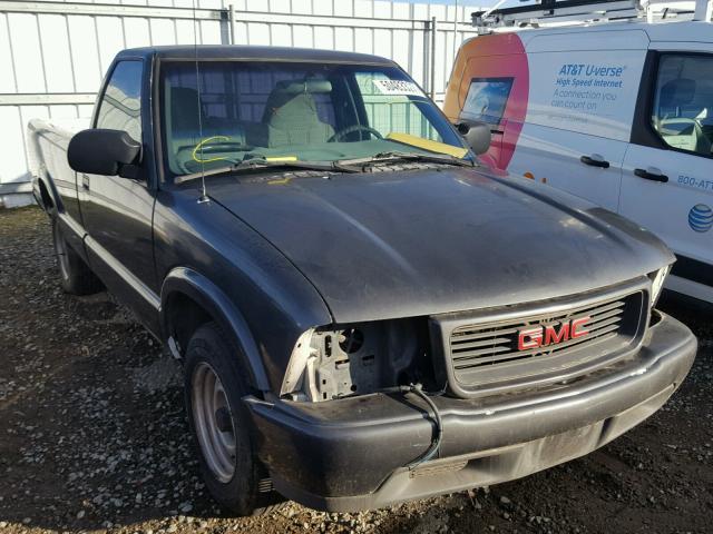 1GTCS14W718112468 - 2001 GMC SONOMA CHARCOAL photo 1