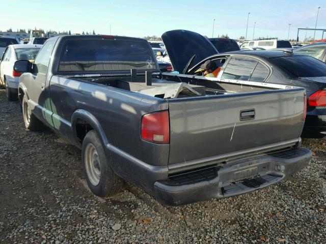 1GTCS14W718112468 - 2001 GMC SONOMA CHARCOAL photo 3