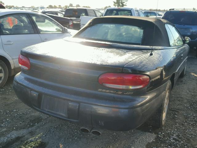 3C3EL55H6WT317774 - 1998 CHRYSLER SEBRING JX BLACK photo 4