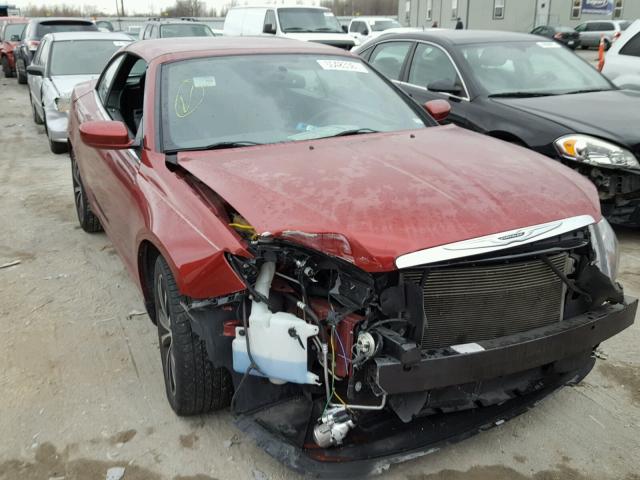 1C3BCBGG8DN580660 - 2013 CHRYSLER 200 S MAROON photo 9