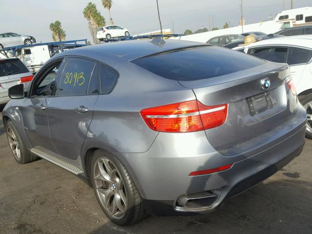 5UXFG8C58BLZ95316 - 2011 BMW X6 XDRIVE5 GRAY photo 3