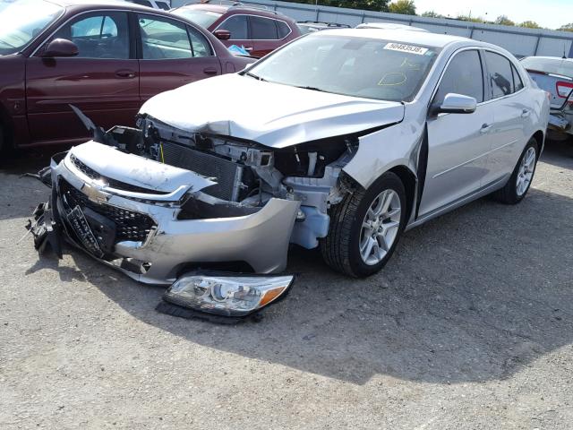 1G11C5SL4FF204105 - 2015 CHEVROLET MALIBU 1LT SILVER photo 2