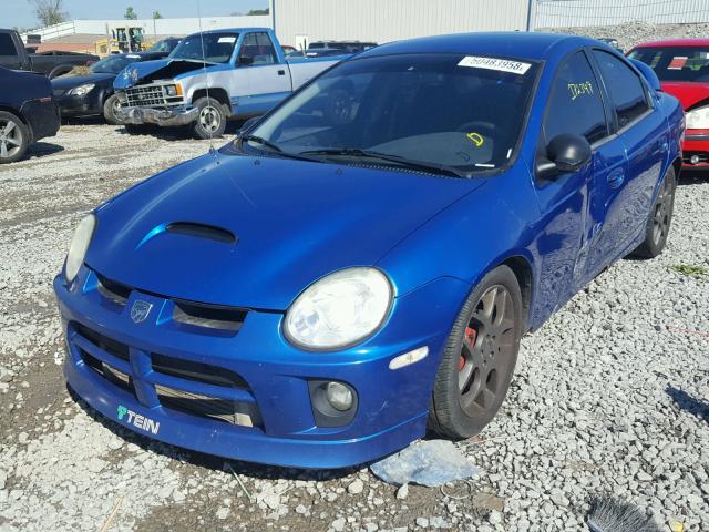 1B3ES66S34D503565 - 2004 DODGE NEON SRT-4 BLUE photo 2