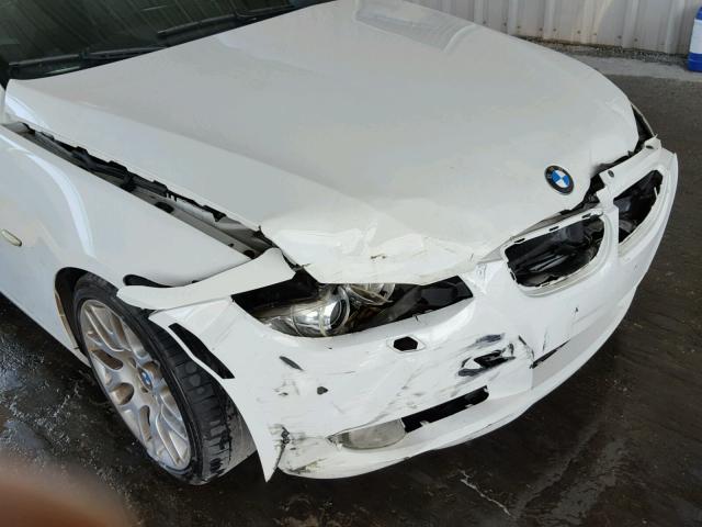 WBAWV13577P118229 - 2007 BMW 328 I SULE WHITE photo 9