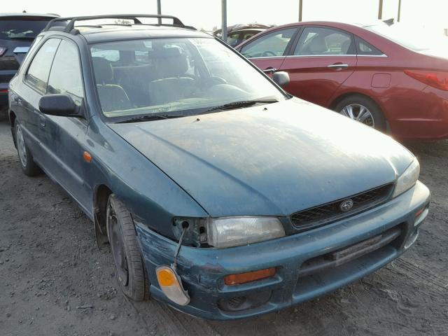 JF1GF4359WH810318 - 1998 SUBARU IMPREZA L GREEN photo 1