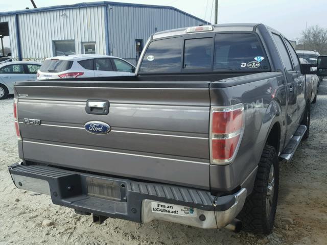 1FTFW1ET2BFB75013 - 2011 FORD F150 SUPER GRAY photo 4