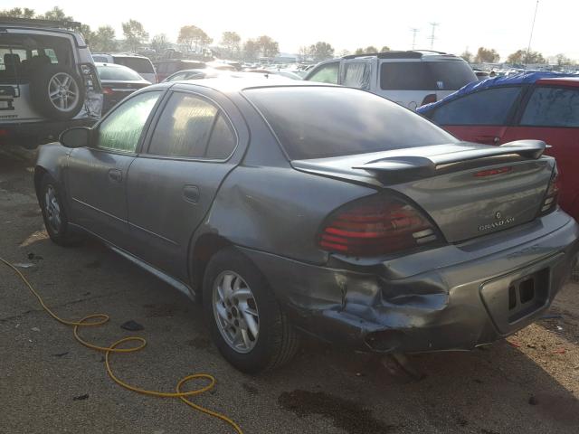 1G2NE52F34M576996 - 2004 PONTIAC GRAND AM S ნაცრისფერი ფოტო 3