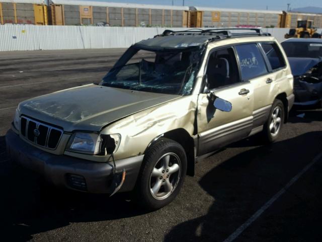 JF1SF65512H706967 - 2002 SUBARU FORESTER S GREEN photo 2