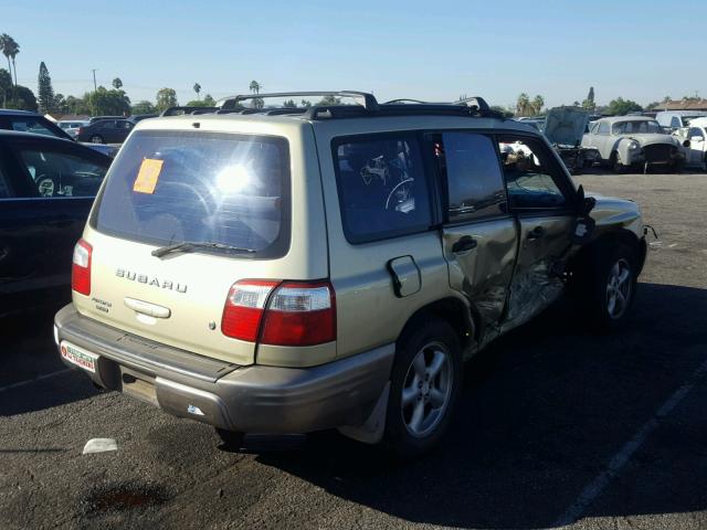 JF1SF65512H706967 - 2002 SUBARU FORESTER S GREEN photo 4