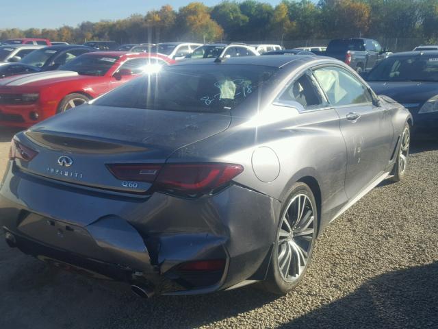 JN1EV7EK4JM342090 - 2018 INFINITI Q60 PREMIU GRAY photo 4