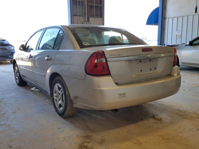 1G1ZS58F87F107014 - 2007 CHEVROLET MALIBU LS ნაცრისფერი ფოტო 3