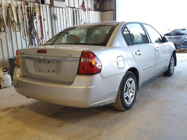 1G1ZS58F87F107014 - 2007 CHEVROLET MALIBU LS ნაცრისფერი ფოტო 4