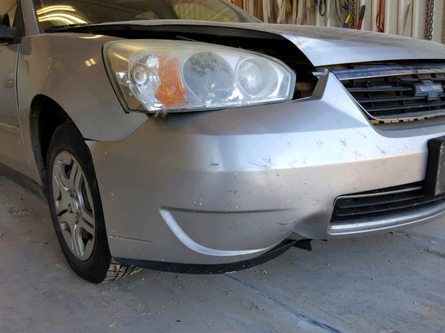 1G1ZS58F87F107014 - 2007 CHEVROLET MALIBU LS ნაცრისფერი ფოტო 9