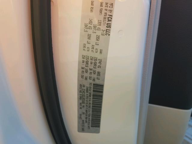 2C4RC1GG2JR251682 - 2018 CHRYSLER PACIFICA L 白色 照片 10