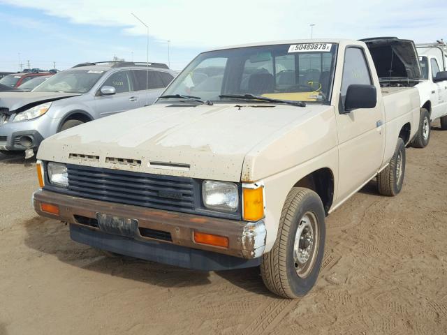 JN6ND11S6GW046498 - 1986 NISSAN D21 SHORT BEIGE photo 2