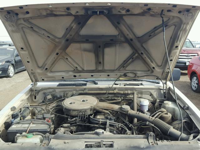 JN6ND11S6GW046498 - 1986 NISSAN D21 SHORT BEIGE photo 7