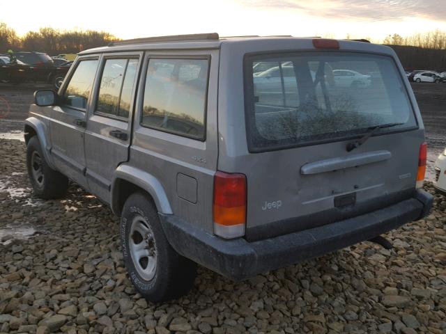 1J4FF48S4YL124346 - 2000 JEEP CHEROKEE S TAN photo 3