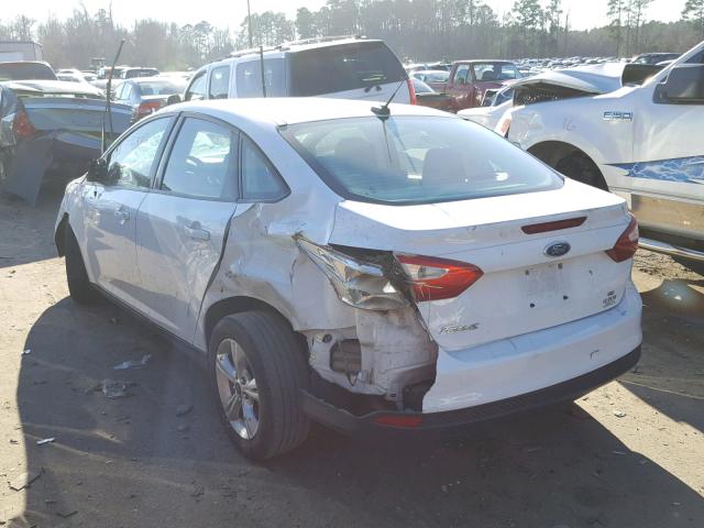 1FADP3F20EL314413 - 2014 FORD FOCUS SE WHITE photo 3