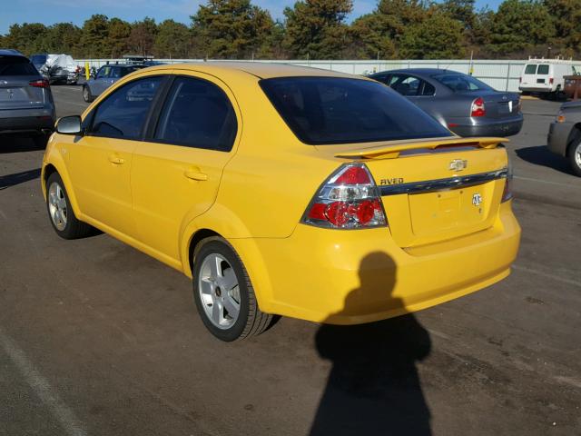 KL1TD56658B044755 - 2008 CHEVROLET AVEO BASE Сары фото 3