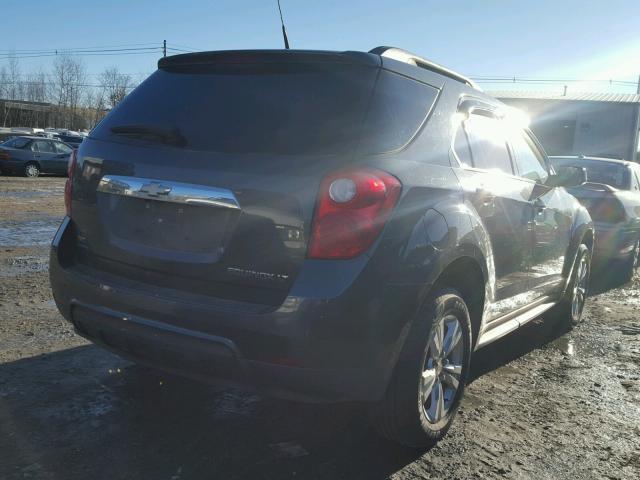 2CNFLNEW7A6256720 - 2010 CHEVROLET EQUINOX LT GRAY photo 4