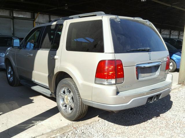 5LMEU88HX4ZJ46368 - 2004 LINCOLN AVIATOR TAN photo 3