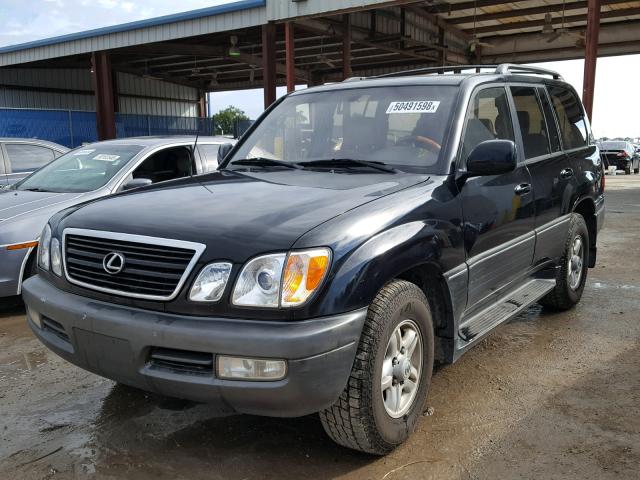 JT6HT00W4Y0102483 - 2000 LEXUS LX 470 BLACK photo 2