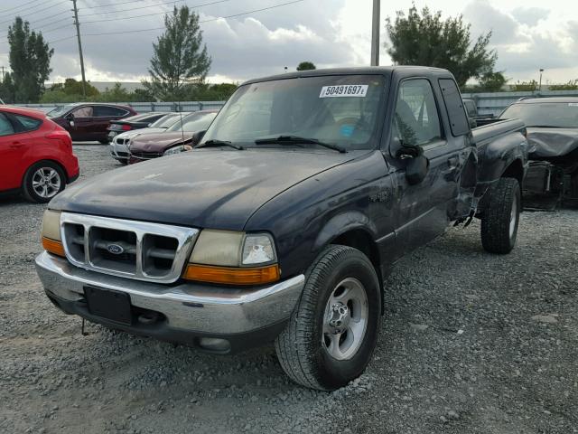 1FTZR15VXXPB54787 - 1999 FORD RANGER SUP BLUE photo 2