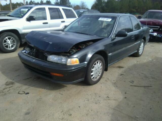 1HGCB727XNA028708 - 1992 HONDA ACCORD EX BLACK photo 2