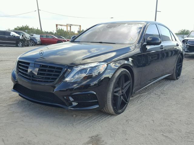 WDDUG8CB3FA201683 - 2015 MERCEDES-BENZ S 550 BLACK photo 2