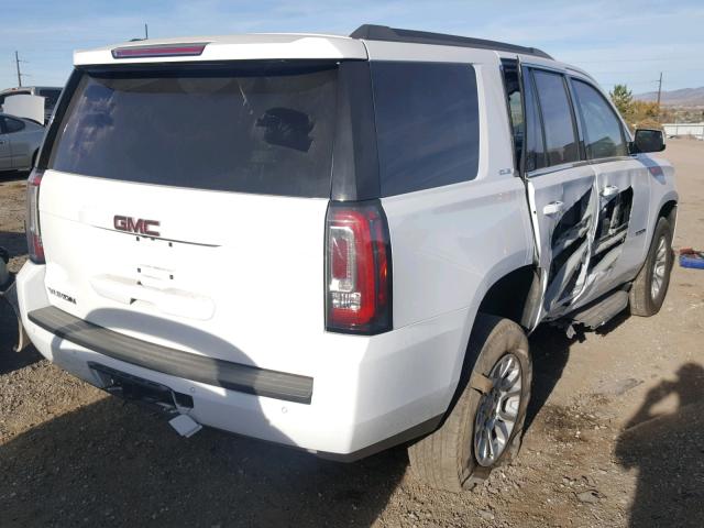 1GKS2AKCXHR218233 - 2017 GMC YUKON SLE WHITE photo 4