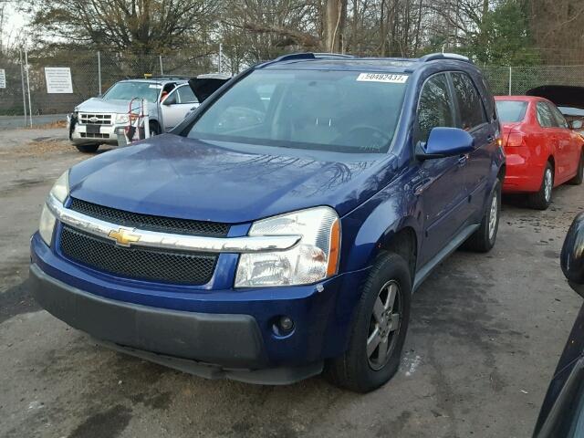 2CNDL73FX66131711 - 2006 CHEVROLET EQUINOX LT BLUE photo 2