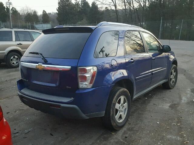 2CNDL73FX66131711 - 2006 CHEVROLET EQUINOX LT BLUE photo 4