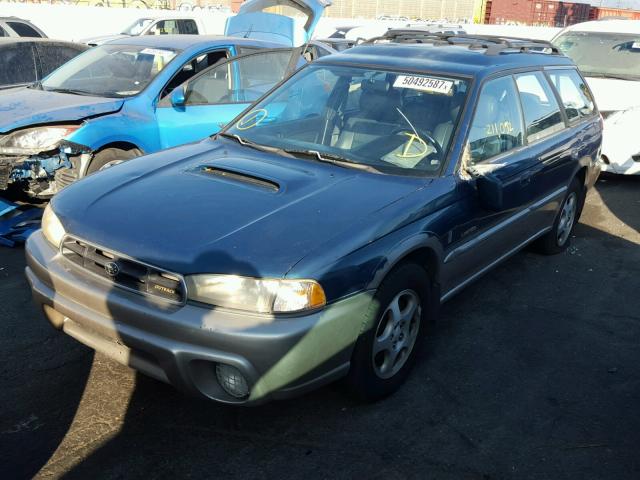 4S3BG6858X7604128 - 1999 SUBARU LEGACY OUT GREEN photo 2