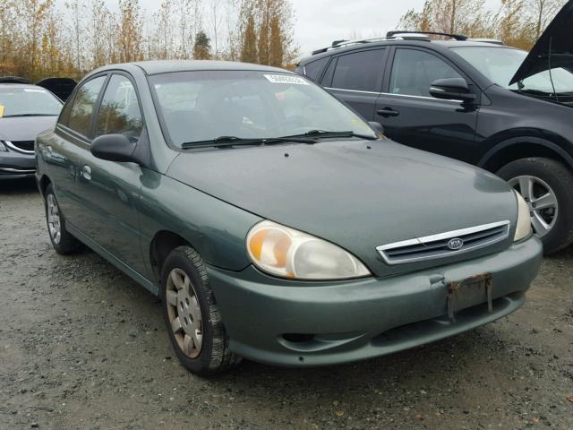 KNADC123616069891 - 2001 KIA RIO GREEN photo 1