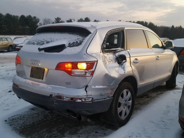 WA1BY74L37D085573 - 2007 AUDI Q7 3.6 QUA SILVER photo 4