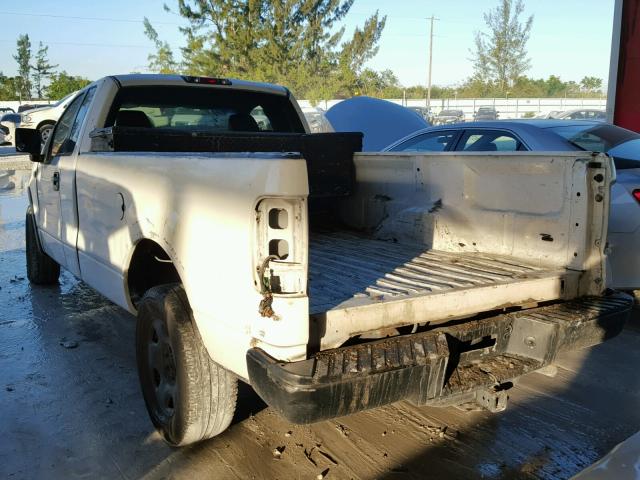 1FTRF12W95NB08267 - 2005 FORD F150 WHITE photo 3